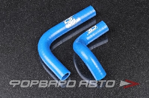 Патрубки отопителя для автомобиля ВАЗ 2101-07 (2шт) СИНИЙ СИЛИКОН CS20 09245
