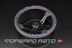 Руль 350мм, 90 мм вылет, SPEED PINK/BLUE VERTEX SW023214
