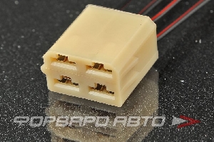 Разъем 4-х контактный межжгутовой серии 6.3 (с проводами) CARGEN AX37301