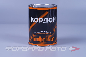 Мастика антикорозийная полимерно-битумная 1 кг КОРДОН ПОЛИКОМПЛАСТ PA008B1000