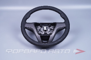 Руль LADA Vesta для автомобиля ВАЗ 2180 норма с вставкой (серо-бежевый) Тольятти 8450006834