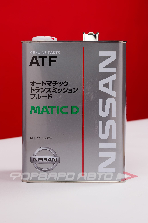 Масло для АКПП 4л, MATIC FLUID D NISSAN KLE22-00004