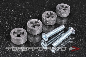 Купить Болты-удлинители под подсветку рамки номера (винт М6*1,0*35 потайной, втулка 10мм) ДЕЛЬТА-ПРО AB023-2 Болты-удлинители под подсветку рамки номера (винт М6*1,0*35 потайной, втулка 10мм) ДЕЛЬТА-ПРО AB023-2