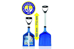 Лопата для уборки снега складная ручка 485х715 ALCA 998400