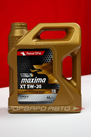 Масло моторное 5W30 4л, Maxima XT SP/CF A3/B4 (с) Petrol Ofisi 400001353