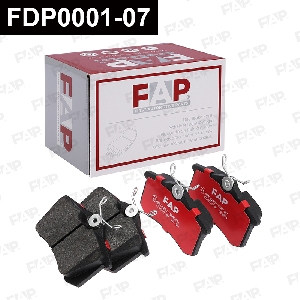 Колодки тормозные FAP FDP0001-07
