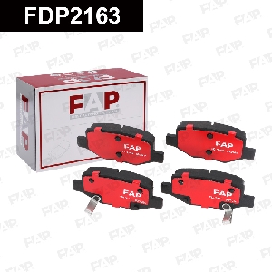 Колодки тормозные FAP FDP2163