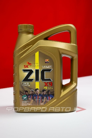 Масло моторное 5W30 4л, X9 FE A5/B5 (с) ZIC 162615