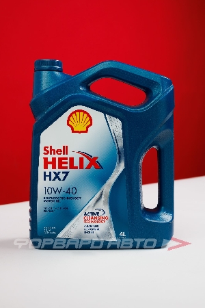 Масло моторное 10W40 4л, HELIX HX7 A3/B4 SN SHELL 550051575
