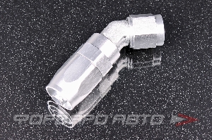 Фитинг AN6 45° под шланг AN, усиленный, Серый AB88 