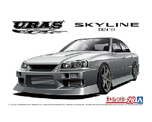 Сборная модель Nissan Skyline ER34, 25GT-T, Uras AOSHIMA 06134