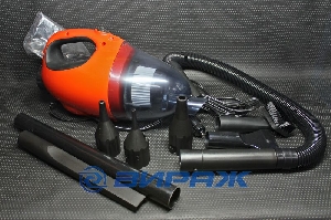 Пылесос 12V/100W циклон, турбо щетка, фонарь, сумка АГРЕССОР AGR-100Н, турбо AGR-110Н