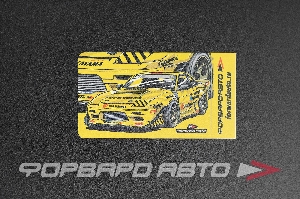 Стикер для банковской карты "NISSAN 180SX"  86*55мм ФОРВАРД АВТО 