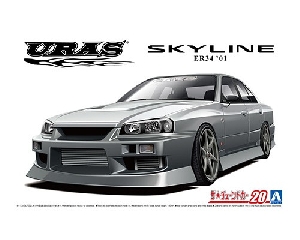 Сборная модель Nissan Skyline ER34, 25GT-T, Uras AOSHIMA 06134