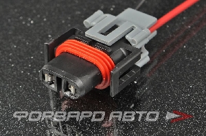 Разъем для лампы H11, H8, H16, H27W/1, H27W/2 (с проводами) CARGEN AX363