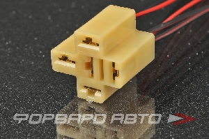 Разъем 5-ти контактный реле (с проводами) CARGEN AX3402