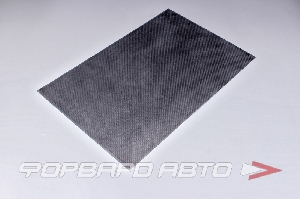 Лист карбон 0,7*350*500мм, матовый (до 80С) Twill 3K ФОРВАРД АВТО 