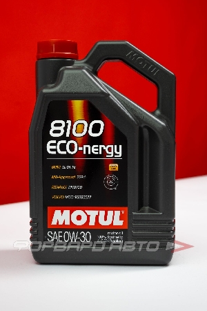 Масло моторное 0W30 4л, ECO-NERGY 8100 А5/В5 SP (с) MOTUL 113554