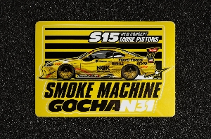 Стикер "SMOKE MACHINE 2021" 140*95мм CIAY 