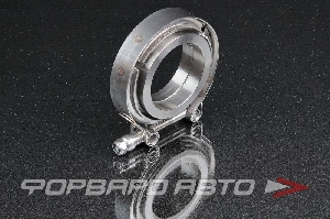 Купить Хомут V-Band 63,5 мм (2,5") + 2 фланца из нержавеющей стали AUTOBAHN88  Хомут V-Band 63,5 мм (2,5") + 2 фланца из нержавеющей стали AUTOBAHN88