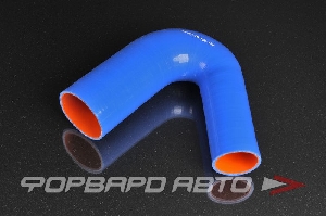Патрубок силиконовый 57-76 мм, 135°, L=150*150 мм, синий MELCO 135-57-76-150-150