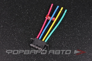 Разъем 4-х контактный дополнительного резистора отопителя, с проводом CARGEN AX6674