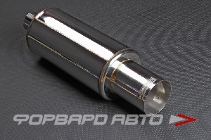 Глушитель Вход = 65 мм Выход = 102 мм Длина = 550 мм AUTOBAHN88 