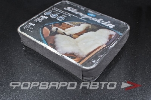 Накидка на сиденье овчина натуральная белая без подклада (1 шт.) "SHEEPSKIN" ISKY 105833