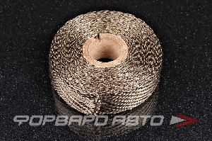 Термолента 25 мм - 4,5 м, 1370°С, титановая нить, коричневая DEI Exhaust Wrap Titanium