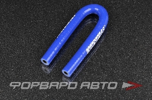 Патрубок силиконовый 6 мм, 180°, синий AUTOBAHN88 