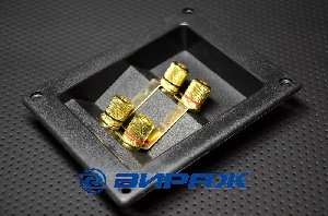 Терминал аудио 4-ой металл (позолоч) MELCO 