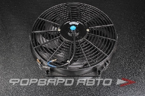 Вентилятор охлаждения универсальный 14" (340 мм) загнутые лопости 12V 90W AUTOBAHN88 