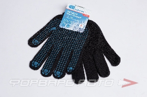 Перчатки трикотажные 7 класс, с ПВХ точкой СИБРТЕХ 67701