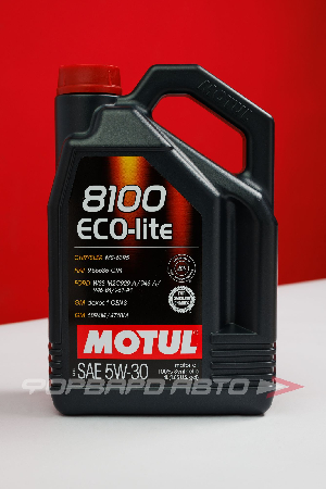 Масло моторное 5W30 4л, Eco-Lite 8100 SN/CF GF-5 MOTUL 113497