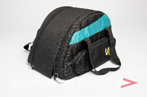 Сумка для шлема (Helmet bag) черный+бирюзовый VAIS Racing VRHbag-T