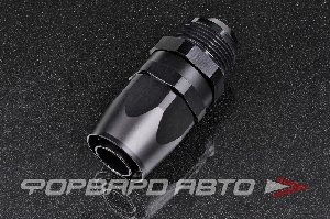 Фитинг AN16 под шланг AN, черный (внешняя резьба) AB88 