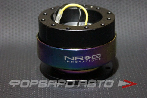 Адаптер для рулевого колеса быстросъемный Quick Release Gen 2.0 - Black Body / Neochrome Ring NRG SRK-200BK/MC