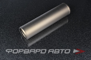 Патрубок алюминиевый 76 мм прямой серый-титан AUTOBAHN88 