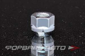 Гайка колеса 12*1,25*18 конус с выступом, открытая, ключ на 19, сталь ВЕКТОР 400044 Z