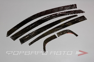 Дефлекторы окон KIA Rio 2017- 6 шт. Strelka11 2D040.S11