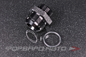 Фитинг переходник AN20 - ORB16 с резиновым кольцом AB88 