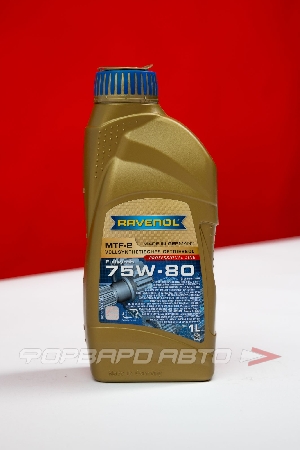 Масло трансмиссионное 75W80 1л, MTF-2 GL-4 MT-1 RAVENOL 1221103-001-01-999