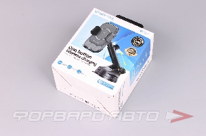 Купить Держатель телефона на присоске, беспроводная зарядка, черный BOROFONE BH203 Держатель телефона на присоске, беспроводная зарядка, черный BOROFONE BH203