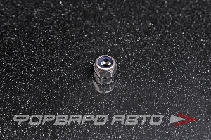 Гайка шестигранная М5*0,8*5 S8 самоконтрящаяся с нейлоновой вставкой DIN 985 нерж. А2 <> Ф М6