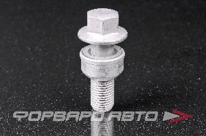 Болт колеса 14*1,5*30 сфера-шайба, ключ на 17, сталь, серебро VAG 8R0 601 295