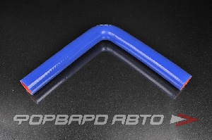 Патрубок силиконовый 40 мм, 90°, L=300*300 мм, синий MELCO 90-40-300-300