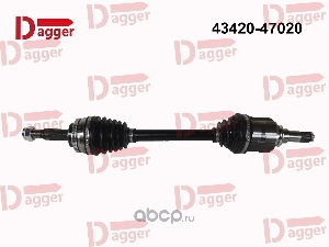 Вал приводной в сборе TOYOTA PRIUS 20 LH DAGGER DSD016L