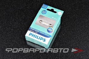Лампа светодиодная 12V C5W (салонная 43мм) 6000K Fest T14 (SV8,5-43/11) PHILIPS 11864ULW X1