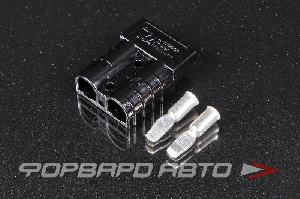 Разъем 6 AWG (SB50-PIN3) SB 50 External Power Connector, черный ("на горячую" 50 А / пусковой ток 120 А) ANDERSON POWER SB50-PIN3