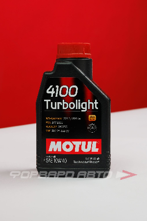 Масло моторное 10W40 1л, Turbolight 4100 A3/B4 SN MOTUL 108644